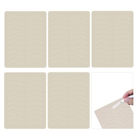 Eyebrow Makeup Makeup Sticker Tint Petite Pla Eyebrow Sticker, Set of 5 Eyebrow Tattoo Practice Skin Microblading Practice Skin Tattoo Skin Practice Sheet No Ink Required Tattoo Eyebrow Beginner Salon