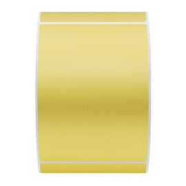Hybsk 2x3 Inch Gold Sticker Rectangle Color-Code Labels 300 Labels Per Roll (Gold)