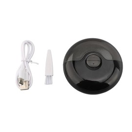 2 in 1 Electric Polishing Automatic Nail Clippers for Toenails with Nail Chip Bin (Black)