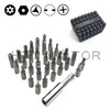 HTTMT - Tamper Proof 33Pc Security Bit Set Phillips Torx