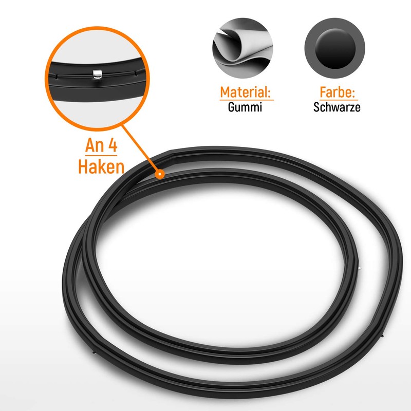 VIOKS Door Seal Replacement for Ariston C00081579 & Whirlpool 482000022703