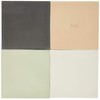 soil D206AS Coaster Large Square Assortment Approx. 3.9 x 3.9