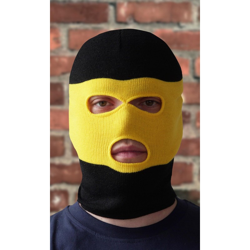 PGWEAR Balaclava Classic, yellow / black