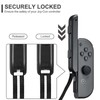Gepicest Wrist Strap for Joycon 4 Pieces Switch Parts Accessories