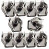 3mm Simplex Wire Clamps Clips Made From Marine Grade Stainless