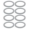 8pcs Blender Gasket for Oster, Rubber Gray O-Ring Blender Gasket