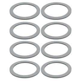 8pcs Blender Gasket for Oster, Rubber Gray O-Ring Blender Gasket Replacement O Ring Replacement Good Sealing Compatible with Oster Osterizer Parts Accessories