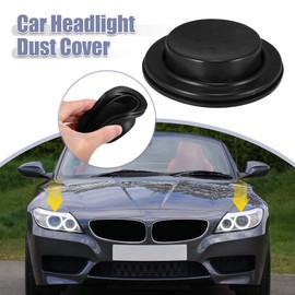 X AUTOHAUX 4 Pcs Universal Rubber Housing Seal Cap Dust Cover ID 80mm Car Headlight Dust Cover Waterproof Dustproof Shell Cap
