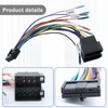 SIGANDG 1 Piece 20 Pin to ISO Wiring Harness Adapter
