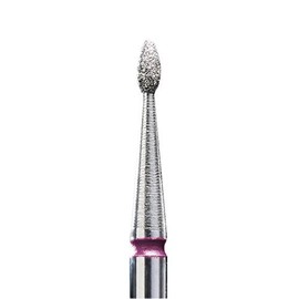 STALEKS Pro FA50R016/3.4 Rounded Diamond Nail Drill Bit 1 Piece Fine Red Head 1.6mm Diameter 3.4mm Working Part FA50R016/3.4