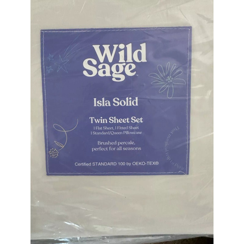 Bed Bath & Beyond Wild Sage Isla Solid Twin Sheet