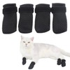 4 PCS Cat Booties, Cat Mittens to Prevent Scratching, Mesh