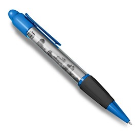 1 x Blue Ballpoint Pen (Black Ink) - New Orleans Mississippi USA #39308