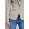 ICHI IHKATE BL Women's Blazer, Short Stretch Jacket, One-Button, with