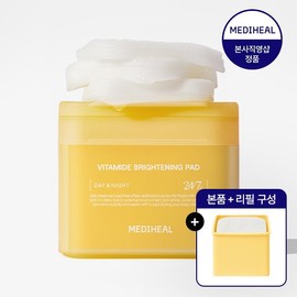 Mediheal Vitamine Blemish Pads 100 Sheets + 100 Refill Sheets / 메디힐 비타마이드 잡티 패드 100매+리필 100매