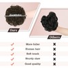 RUWISS Claw Clip Messy Bun Hair Piece Real Human Hair