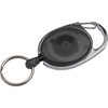 10 Piece Ski Pass Holder Black Transparent With Keyring, ID