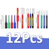 HJZHII 12 Pcs Long Head Deep Hole Marker Pens, 45/30/20