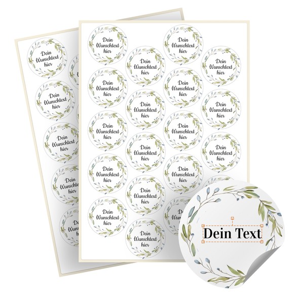 DIY Christmas Stickers - 40 Personalised Stickers - Sticker Sheets