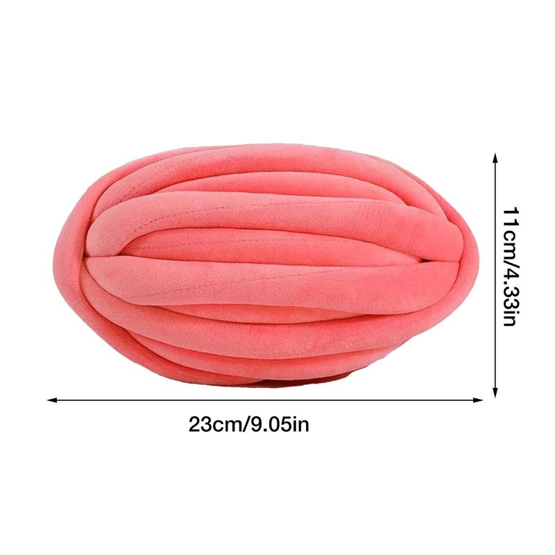 Chunky Yarn | Big Twist Tubular Yarns for Knitting,Extra Thick