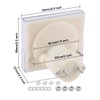 uxcell Analog Current Panel Meter DC 0-1mA 85C1 Ammeter 64x57x56mm