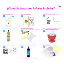 Pañal Ecologico Ecobaby Original Pack 20 Envio Full                                                                                                   