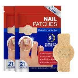 N8c| Parches For Uñas, 42 Unidades, Tratamiento For Uñas De