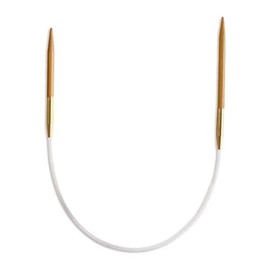 Seeknit Circular Knitting Needles, Bamboo, Brown, 23 cm x 3.25 mm