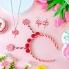 Yezmo 4PCS Candy Cane Headband Set, Lollipop Costume Accessories with