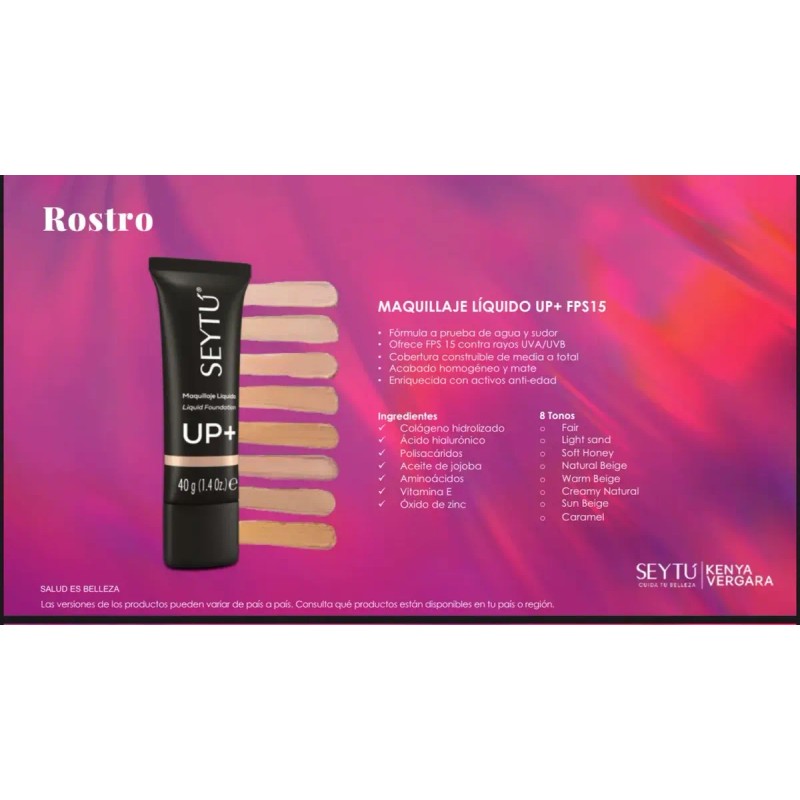 Maquillaje Líquido Seytú Up+