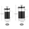 Double Walled French Coffee Maker Heat Resistant Borosilicate Glass Coffee