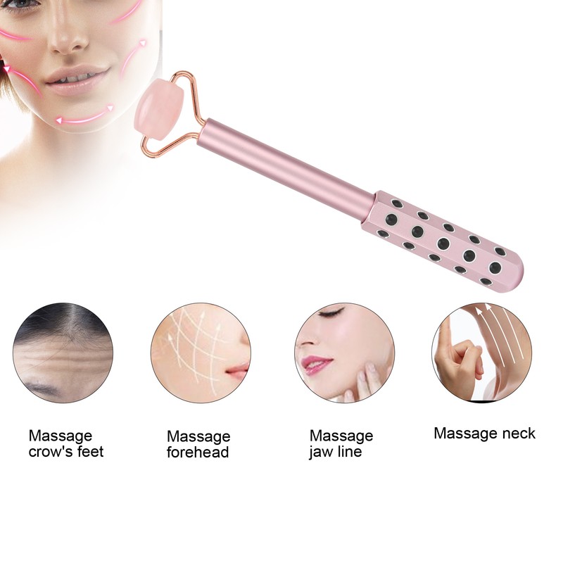 2‑In‑1 Massage Roller Germanium Face Slimming Tightening Wrinkle Removal Massage