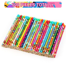 Kolewo4ever 100 Pieces Bible Verses Pencils Religious Pencil Christian Pencils with Inspirational Scripture for Students Teacher Classroom Religious School Supplies,20 Styles