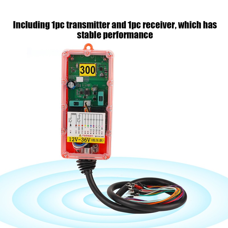 Industrial Wireless Remote Controller Switch Transmitter Receiver with 400 Channels12V-36V