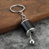 LightBeacon Pack of 5 Car Parts Key Chain, Metal Car