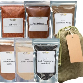 Pinch Spice Market Must-Have Organic Cooking Spices (6-Pack) Highest Quality Essential Spices