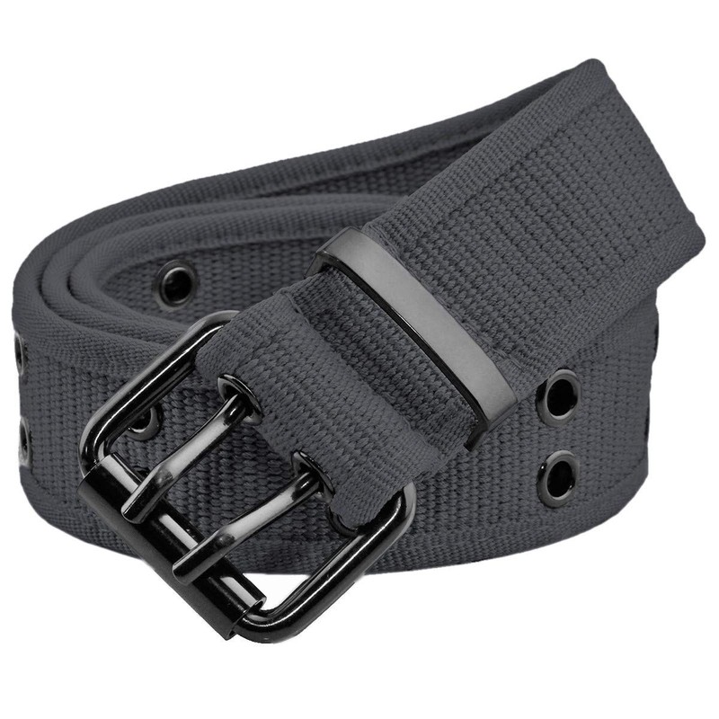 KYEYGWO Web Canvas Belts for Men & Women, Double Hole