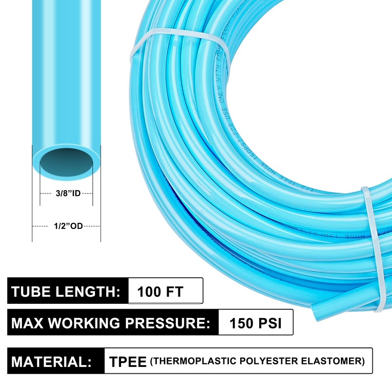 1/2″OD Compressed Air Piping System and Shop Air Line Kit