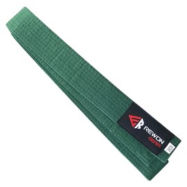 Rewon Gear Karate Martial Arts and Taekwondo Belt (Green, 4/280cm)