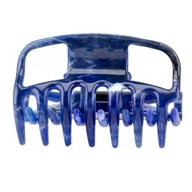 Pack of 2 Hair Claws Approx. 6 cm Long in Lapis Blue - Made in Germany WeLoveBeads
