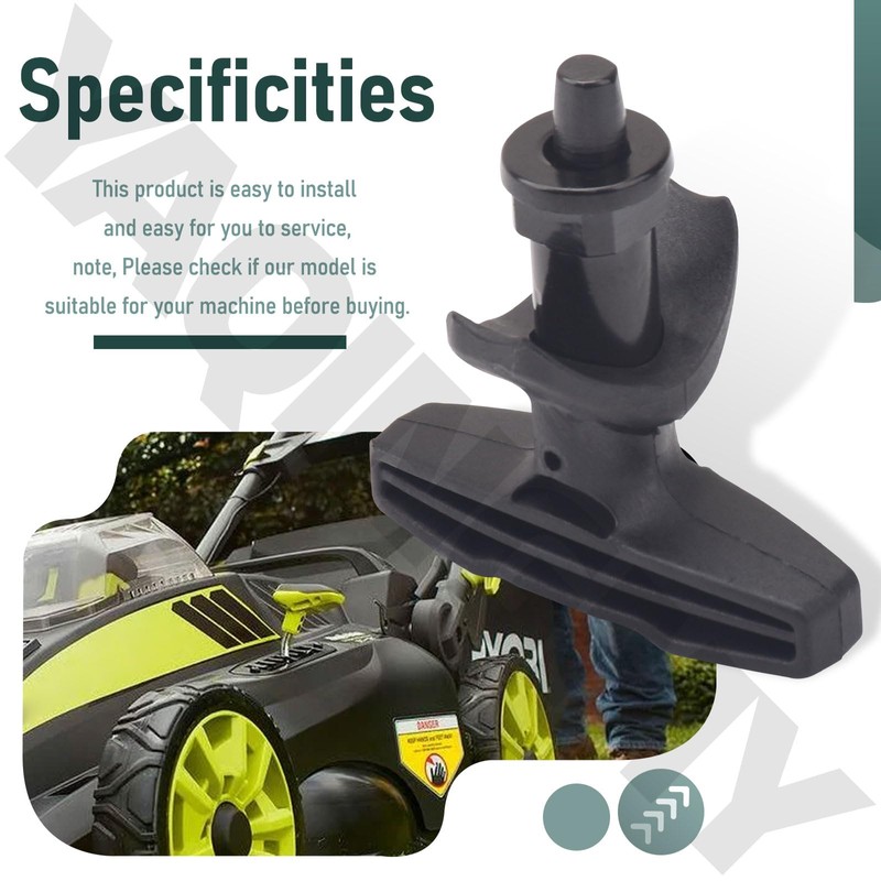 YAQINGMY 40V Lawnmower Handle Pin Lock Compatible with Ryobi 40
