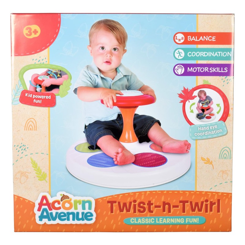 Twist N Twirl Classic Spinning Activity Toy for Toddlers Ages