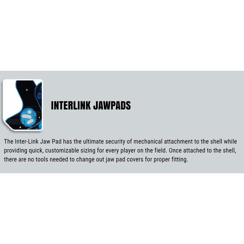Schutt Inter-Link Jaw Pad Cover Only (PR)