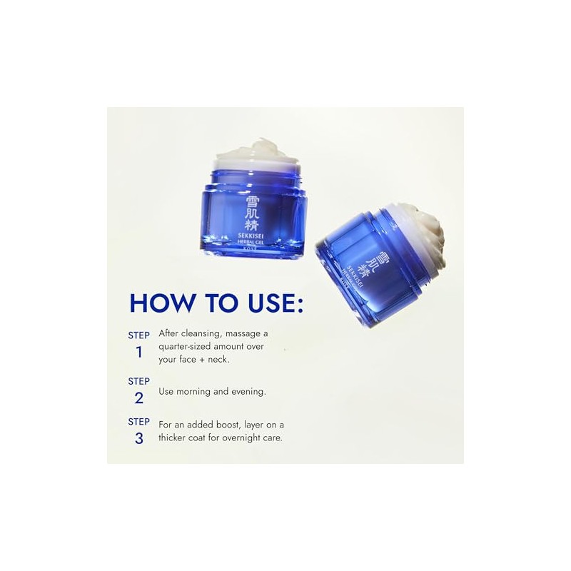 SEKKISEI- Gel a base de hierbas, multiusos, 6 en 1,