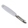 Ventas Pelador Recto De Acero Inoxidable Mango De Plástico 18.5cm