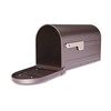 Architectural Mailboxes Roxbury Galvanized Steel Post Mount Mailbox, 7900-5RZ-CG-10, Rubbed