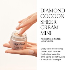 Natura Bissé Diamond Cocoon Sheer Cream | Anti-Aging Tinted Moisturizer | Rejuvenates, Hydrates & Corrects, 0.5 Oz