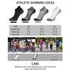 Airacker Ankle Athletic Running Socks Cushioned Breathable Low Cut Sports