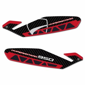 labelbike - 3D Resin Stickers Motorcycle Decorations and Protections Handguards compatible with Ducati Hypermotard 950 SP 2019-2024
