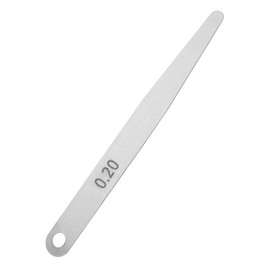 0.2 mm Feeler Gauge, 5pcs Stainless Steel Metric Feeler Gauges for Measuring Gap and Slot Welding Inspection Tool
